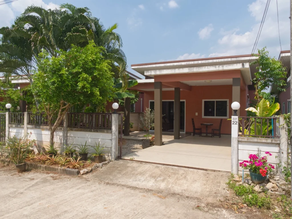 front view of a 2 bedroom house for rent and holiday let in Thab Prik Krabi