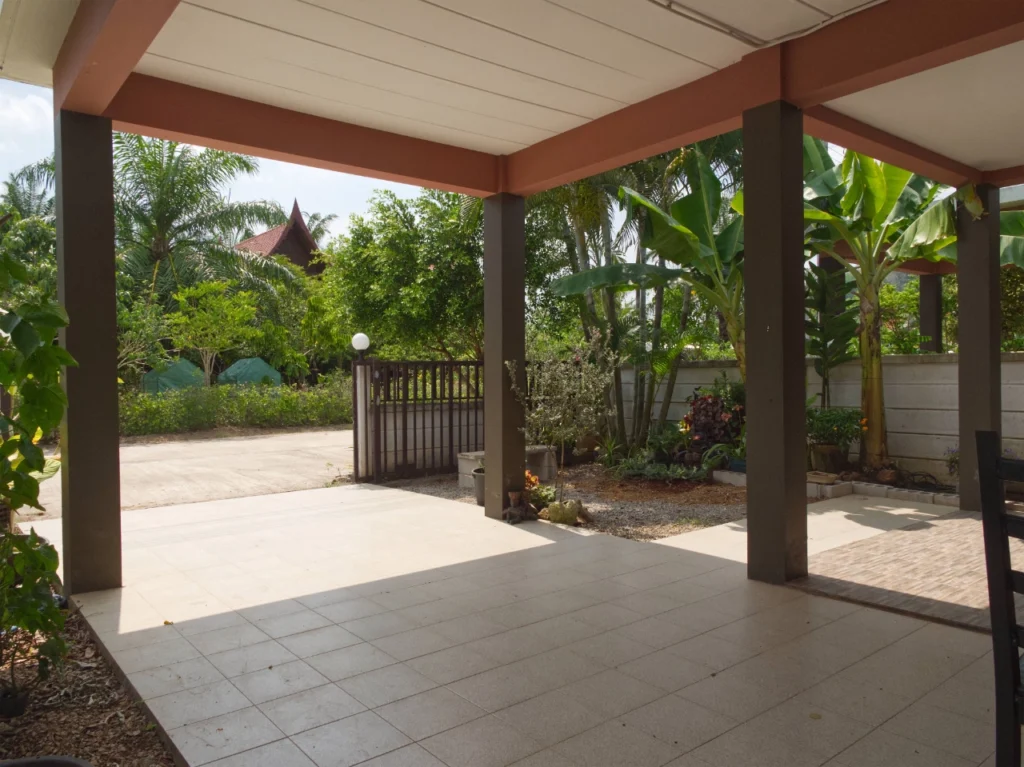 View from No 22 holiday house accommodation in Ing Tarn street, Thab Prik Krabi